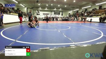 92 lbs Consolation - Jacob Boren, Verdigris Youth Wrestling vs Malaki McAnally, Tiger Trained Wrestling