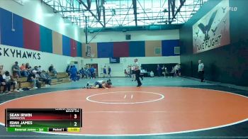 190 lbs Champ. Round 1 - Sean Irwin, Warrenton vs Isiah James, Heritage