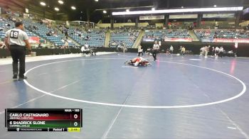 165 lbs Cons. Round 3 - 6 Shadrick Slone, Campbellsville vs Carlo Castagnaro, Arizona Christian