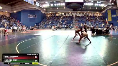 113 lbs Cons. Round 3 - Riley Correal, St John Vianney vs Michael Daly, Cranford