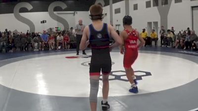 85 lbs Quarterfinals (8 Team) - Dominik Keomany, Junior Terps Xtreme vs Hunter Turner, Burnett Trained