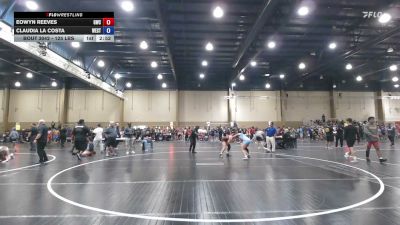 125 lbs Quarterfinal - Eowyn Reeves, Gladiator Wrestling vs Claudia La Costa, Westside Wrestling Club