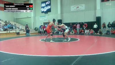 Boys 138 lbs 1st Place Match - Xavier Berges, Onaga vs Ilex Disney, Manhattan