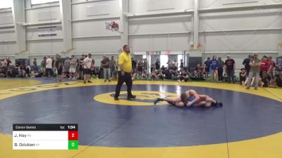 96-C lbs Consolation - Jackson Hoy, PA vs Benjamin Dziuban, NY