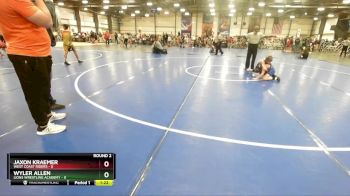 72 lbs Rd# 2 10:30am Friday - JAXON KRAEMER, West Coast Riders vs Wyler Allen, Lions Wrestling Academy