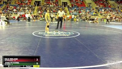 118 lbs Quarterfinal - Odavi Magembe, W2-Bismarck vs Ava Owens, E3-Fargo