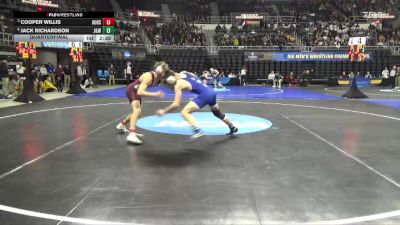 165 lbs Quarterfinal - Cooper Willis, Augsburg vs Jack Richardson, JWU (Providence)