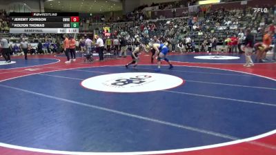 5A 165 lbs Semifinal - Kolton Thomas, Lakeside vs Jeremy Johnson, Greenwood