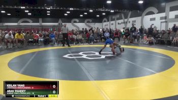 85 lbs 2nd Wrestleback (8 Team) - Keilan Yang, LAW/Crass Wrestling(WI) vs Arav Pandey, Junior Terps Xtreme (MY)