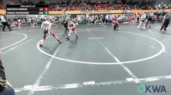 83 lbs 5th Place - Grayson Penrod, Little Axe Takedown Club vs Tobias Roundtree, ARDMORE TAKEDOWN CLUB