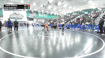 215 lbs Cons. Round 4 - Aaron Valencia, Orange Vista vs David Manukyan, Hoover