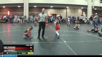 60 lbs Cons. Semi - Liam Bennett, Steel Valley Renegades vs Axe Tompkins, Michigan Revolution