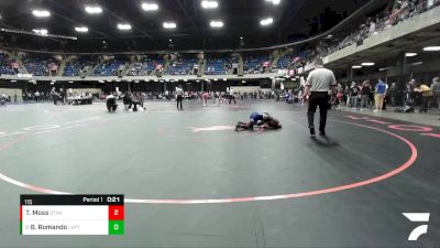 115 lbs Cons. Round 2 - Bella Romando, Lockport vs Taniya Moss, Hillcrest