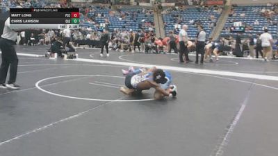 133 lbs Champ. Round 3 - Chris Lawson, Carl Albert State vs Matt Long, Pratt Community College