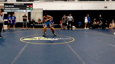 128 lbs Rr Rnd 3 - Zion Colon, River Valley Rebels - HSBNFC vs Trevor Patrovich, Hauppauge WC - HSBNFC