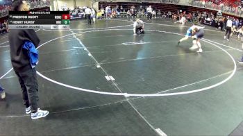 95 lbs Champ. Round 1 - Henry Hurst, Wahoo Wrestling Club vs Preston Knott, Midwest Destroyers Wrestling Club