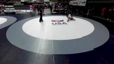 108 lbs Cons. Semis - Isa Daraev vs Cain Lopez