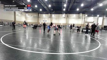 215 lbs Round Of 16 - Arron McCarty, N/A vs Sandley Dorvilus, Youth Impact Center Wrestling Club