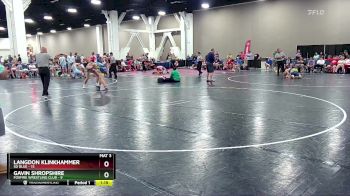 138 lbs Quarters & Wb (16 Team) - Langdon Klinkhammer, SD Blue vs Gavin Shropshire, Foxfire Wrestling Club