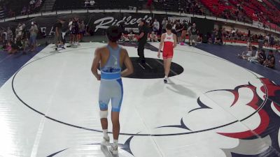 120 lbs Cons. Sub-semis - Cole Iverson, Alaska vs Zaine Labra, Hawaii