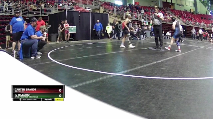 120 lbs Cons. Round 5 - Iv Hilliard, WWC Predator Wrestling vs Carter