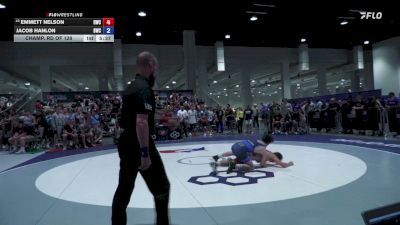65 kg Champ. Rd Of 128 - Emmett Nelson, Ranger Wrestling Club vs Jacob Hanlon, Bearcat Wrestling Club