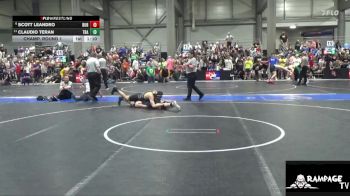 132 lbs Champ. Round 1 - Claudio Teran, Trailblazer vs Scott Leandro, Burlingame