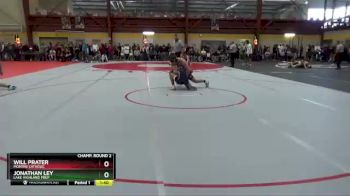 165 lbs Champ. Round 2 - Will Prater, Montini Catholic vs Jonathan Ley, Lake Highland Prep