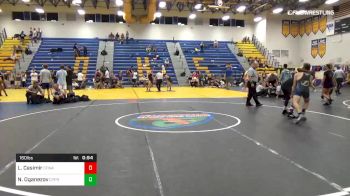 160 lbs Consi Of 4 - Luther Casimir, CFWA vs Nick Oganezov, Cypress Bay