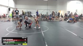 44 lbs Cons. Semi - Oaklun Hawkins, Unattached vs Duke Bowman, Mount Airy Wrestling Club