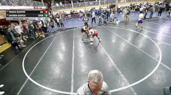 132 lbs Cons. Round 3 - Jayden Gatica, Toppenish vs Tegan Martin, Colville