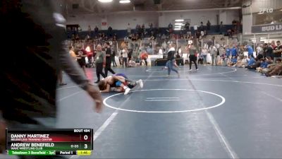 125 lbs Cons. Round 3 - Danny Martinez, Relentless Training Center vs Andrew Benefield, Wave Wrestling Club