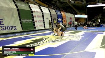 144 Class 1 lbs Champ. Round 1 - Parker Lemmons, Notre Dame (Cape Girardeau) vs Collin Moore, North Callaway
