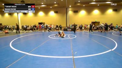 132 lbs Cons. Round 4 - Wyatt Rock, New York vs Isaiah Payne, Ohio