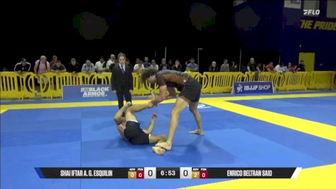 Enrico Beltran Said vs Shai Iftar A. G. Esquilin 2025 Pan IBJJF Jiu-Jitsu No-Gi Championship