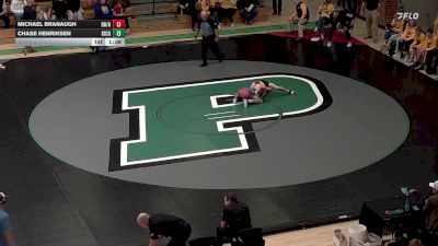 120 lbs Quarterfinals (8 Team) - Chase Henriksen, Kingsbury County vs Michael Branaugh, Bon Homme/Avon
