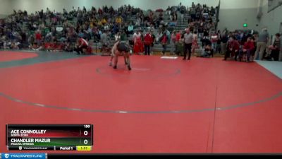 150 lbs Quarterfinal - Chandler Mazur, Pagosa Springs vs Ace Connolley, North Fork