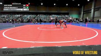 120 lbs Semifinal - Jack Olsen, Roseburg vs Carlos Melgoza !!!, Dethrone
