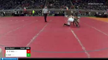 D2-285 lbs Cons. Round 1 - Ethan O`Kelly, Clio vs Rolando Bell, Lansing Eastern