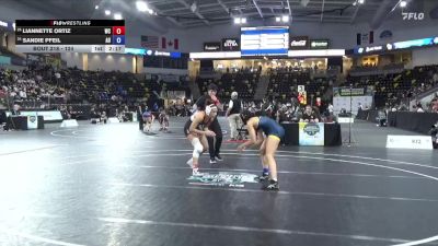 124 lbs Cons. Round 1 - Sandie Pfeil, Augustana (IL) vs Liannette Ortiz, Wartburg