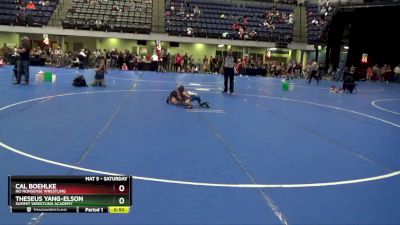 45 lbs Round 5 - Theseus Yang-Elson, Summit Wrestling Academy vs Cal Boehlke, No Nonsense Wrestling