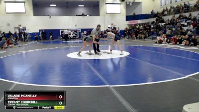 107G Semifinal - Valarie McAnelly, Soldotna vs Tiffany Churchill, Colony High School