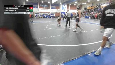 126 lbs Cons. Round 1 - Zeth Abalos, Chaminade vs Ashton Ballew, Rubidoux