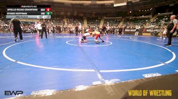 100 lbs 3rd Place - Apollo Rojas-Crawford, Bear Cave vs Ryder Hoffman, Immortal Athletics WC