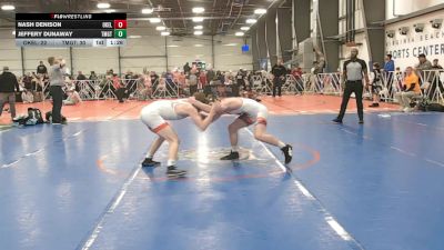 130 lbs Round 2 (10:45am Saturday) - Nash Denison, Oklahoma Elite vs Jeffery Dunaway, Team Gotcha