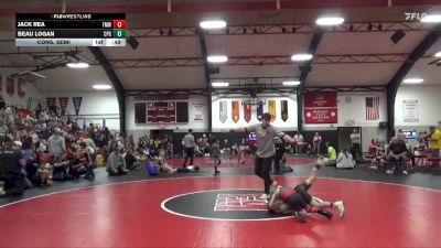 38 lbs Cons. Semi - Beau Logan, Camp Point Central vs Jack Rea, Fort Madison Wrestling
