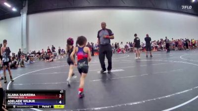 50 lbs Round 2 (8 Team) - Adelaide Wilbur, Untouchables vs Alaina Saavedra, Takedown Elite