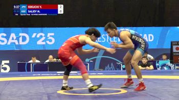 57 kg 1/4 Final - Yuta Kikuchi, Japan vs Mukhammadrasul Saliev, Kyrgyzstan