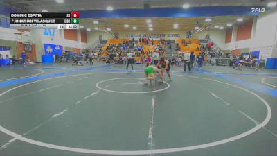 190 lbs Quarterfinal - Dominic Espitia, South Hills vs Jonathan Velasquez, Eisenhower