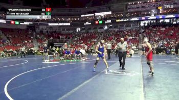 2A-120 lbs Cons. Round 4 - Troy McQuillen, Wilton vs Paxton Redenius, Clarion-Goldfield-Dows